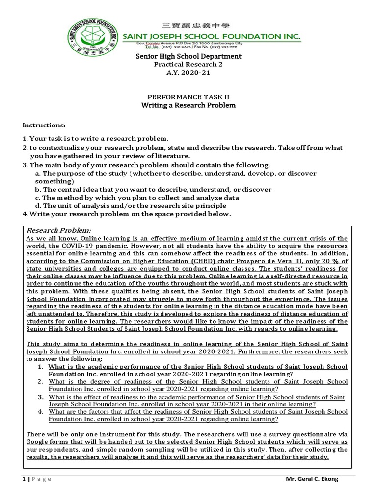Readiness for Online Learning Research | PDF | Educational Technology ...