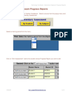 Classroom Progress Reports