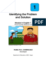 Identifying The Problem and Solution: Module in English 1
