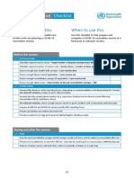 COVID 19 Vaccine Checklist - Final