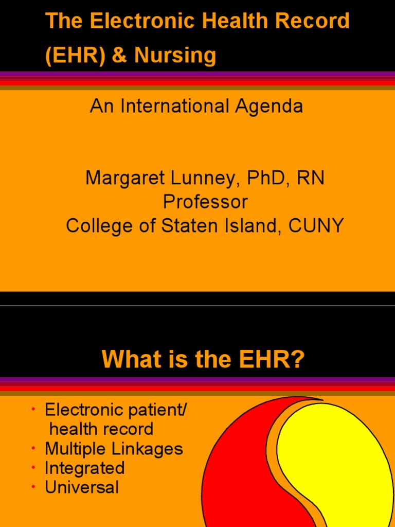1 The Electronic Health Record and Nursing-1 | PDF | Electronic Health ...