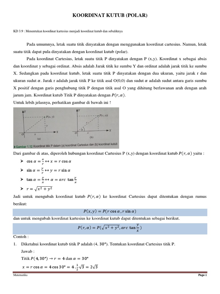 Koordinat Kutub Pdf