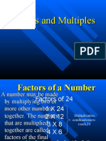 Factors and multiples explained visually with cake diagrams