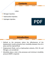 Carbon Dioxide Injection. Nitrogen Injection. Hydrocarbon Injection. Hydrogen Injection