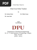 Dual Axis Solar Tracker