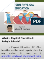 Modern Physical Education - Alnair B. Cawigan