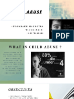 Child Abuse: - By:Parakh Malhotra - A 3 1 7 9 0 1 9 0 0 5