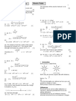 4.2 - Worksheet 4 - Mark Scheme - Electric Fields