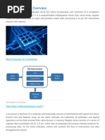 Microprocessor - Overview: Block Diagram of A Computer