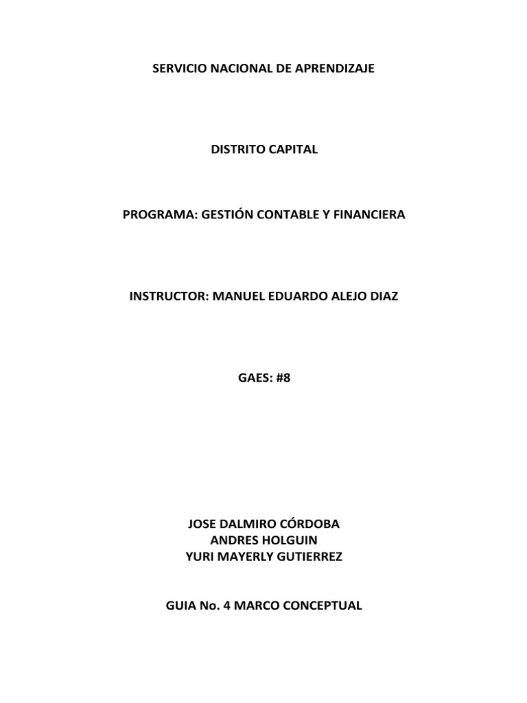 Gestión Contable y Financiera SENA | PDF | Empresas | Contabilidad