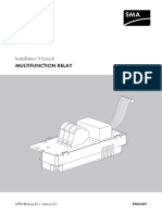 Installation Manual: Multifunction Relay