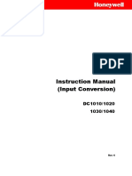 Instruction Manual (Input Conversion)