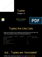 Tuples: Python For Everybody