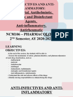 Antimalarial, antihelmintic, antiseptic and disinfectant, anti-inflammatory, antirheumatic