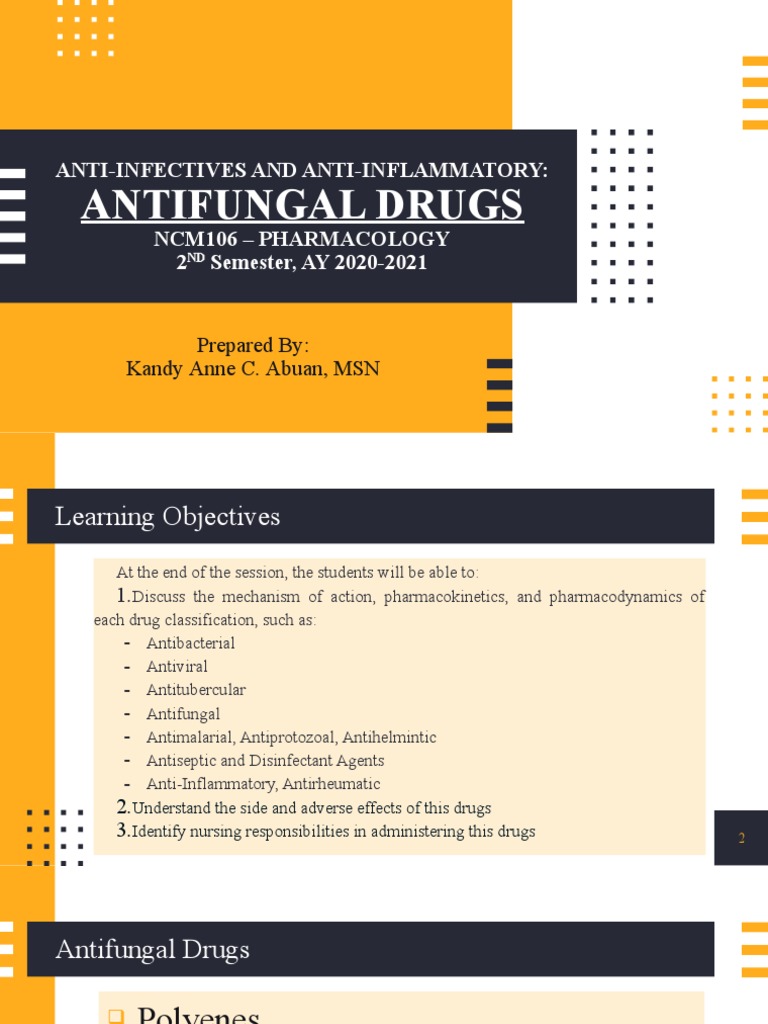 Understanding Antifungal Drugs Mechanisms of Action,
