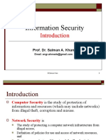 Information Security: Prof. Dr. Salman A. Khan