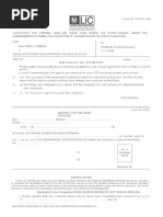 Lic Form No 5204&5205