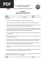 Activity - Chapter 6 - Statement of Cash Flows