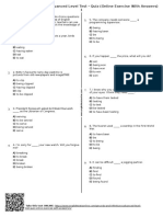 335 - Gerunds and Infinitives Advanced Level Test Quiz Online Exercise With Answers 1