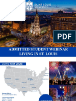 Office of International Services: Admitted Student Webinar Living in St. Louis