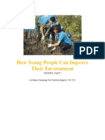 How Young People Can Improve Their Environment