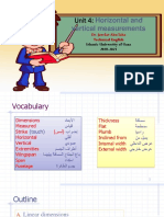 Unit 4 Horizontal and Vertical Measurements