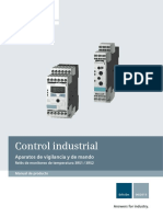 Manual Temp Monitoring Relay SIRIUS Monitoring Devices Es-MX