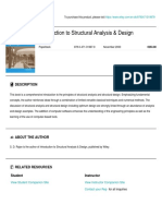 Wiley - Introduction To Structural Analysis & Design - 978-0-471-31997-9