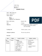 Teaching Focus: Pre-Teaching (Warm-Up) Level of Class: Grade 3 - Elementary