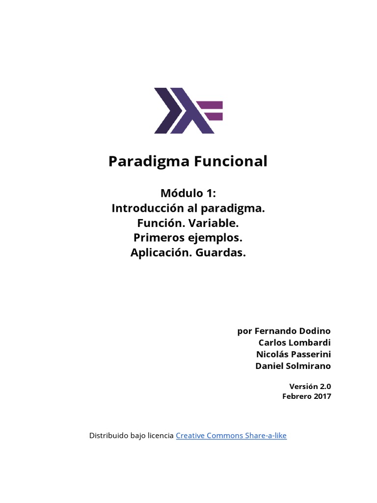 Introducción al Paradigma Funcional | PDF | Programacion Funcional ...