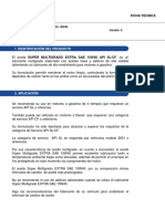 Aceite multigrado 15W40 para motores a gasolina y diésel API SL/CF