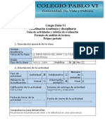 Guia 2 Etica - La Importancia Del Amor y La Tolerancia en La Convivencia