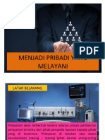 Menjadi Pribadi Yang Melayani