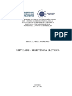 Resistência elétrica e Lei de Ohm na análise de circuitos