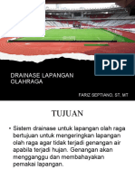 Pertemuan 10 Drainase Lapangan Olahraga