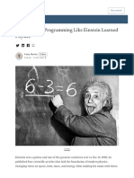 Learn Programming Like Einstein LearnedPhysics