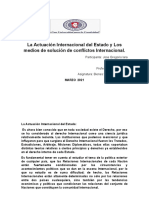 Medios de solución de conflictos internacionales