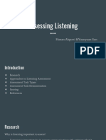 Assessing Listening Skill- BARROGA