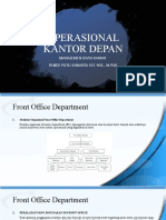 Operasional Kantor Depan: Manajemen Divisi Kamar Pande Putu Juniarta Sst. Par., M.Par