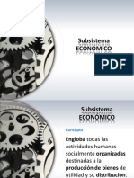 Subsistema Económico