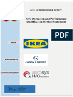 AHU OQ & PQ Document