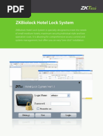 ZKBiolock Hotel Lock Software