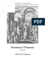 Dominica I Passionis. Ad I & II Vesperas