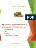 Types of Nutrients