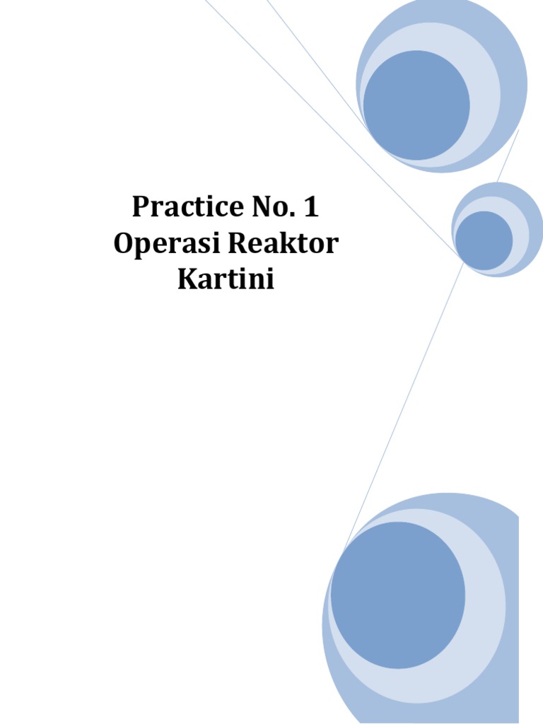 Prosedur Operasi Reaktor Kartini | PDF