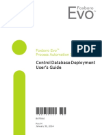 Control Database Deployment User's Guide: Foxboro Evo Process Automation System