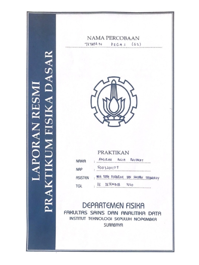 Lapres Praktikum Fisika Tetapan Pegas | PDF