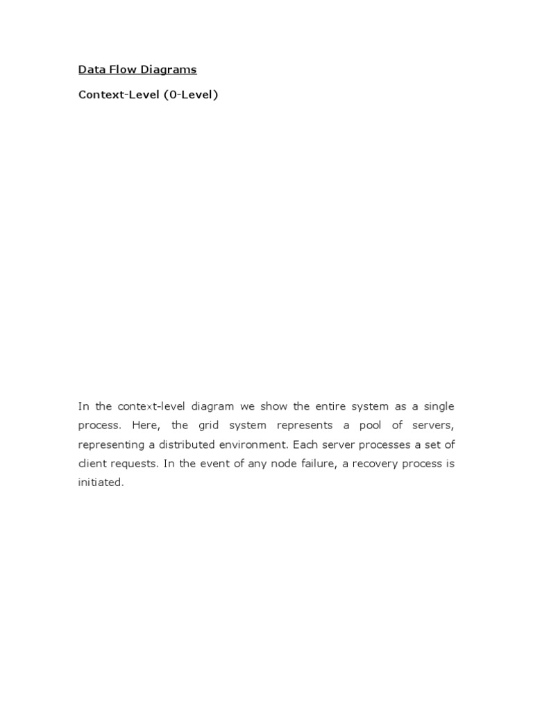 Data Flow Diagrams Context-Level (0-Level) | PDF | Database Transaction ...