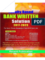 Faculty Based Bank Written Solution 2017-2020 Part 1 (WWW - Exambd.net)