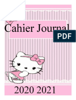 Page de Garde D'un Cahier Journal